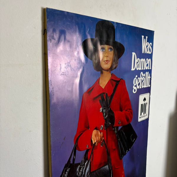 Vintage Plakat Handtaschen Werbung