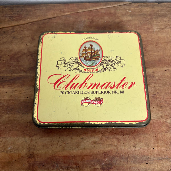 Vintage Blechdose Clubmaster Cigarillos