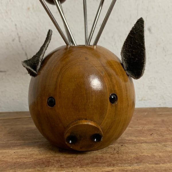 Mid Century Cocktail Gabeln Schwein