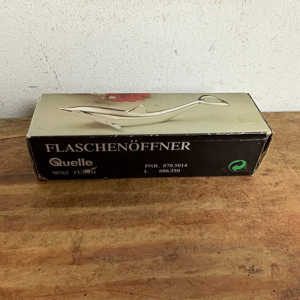 Vintage versilberter Kapselheber Delphin