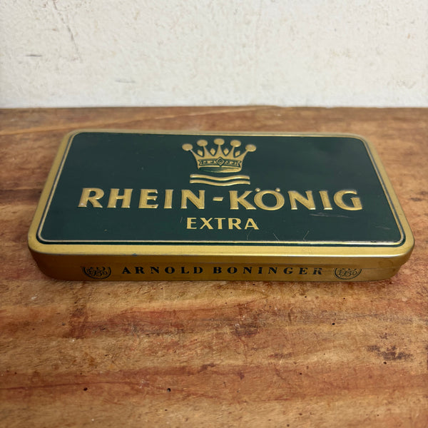 Vintage Blechdose Rhein - König extra