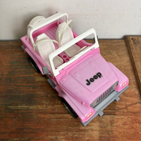 Vintage Barbie Pink Wrangler Jeep von Mattel