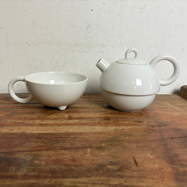 Vintage Porzellan Kanne Tea for One Set von Matteo Thun für Arzberg