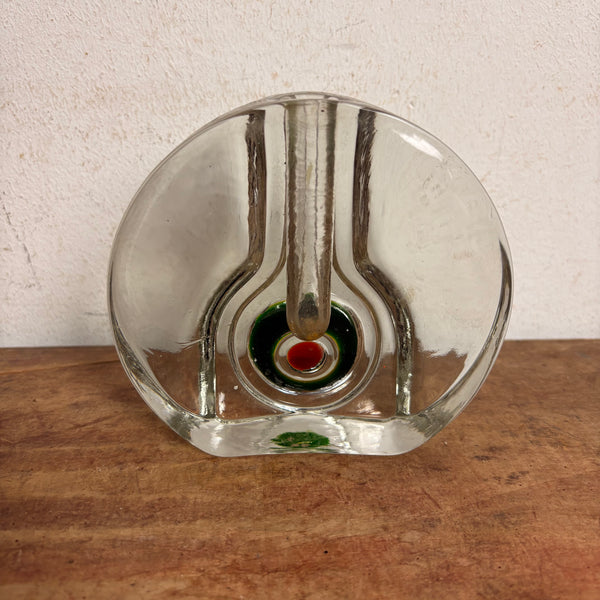 Vintage Solifleur Blockvase von Walther Glas