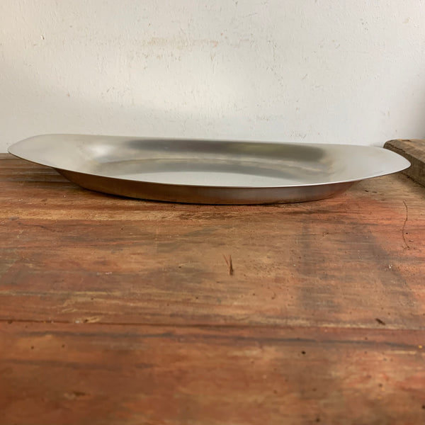 Vintage Schale von Wilhelm Wagenfeld für WMF Cromargan