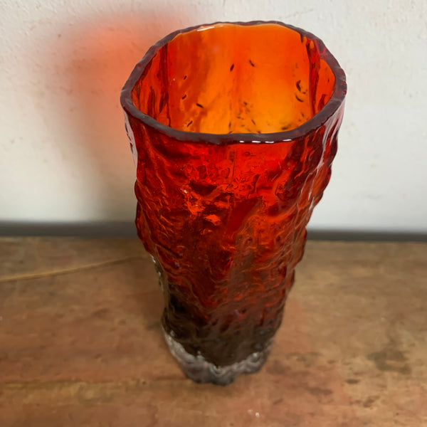 Vintage Stangen Borken Vase von Ingrid Glas