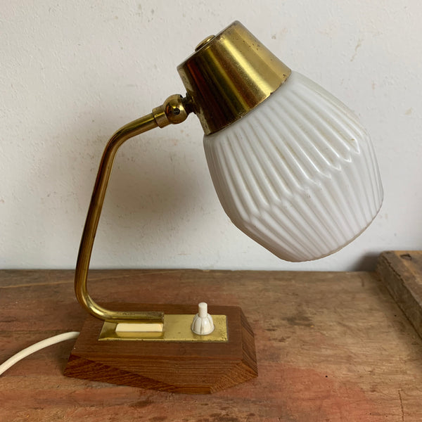 Vintage dänisches Design Nachttisch Lampe