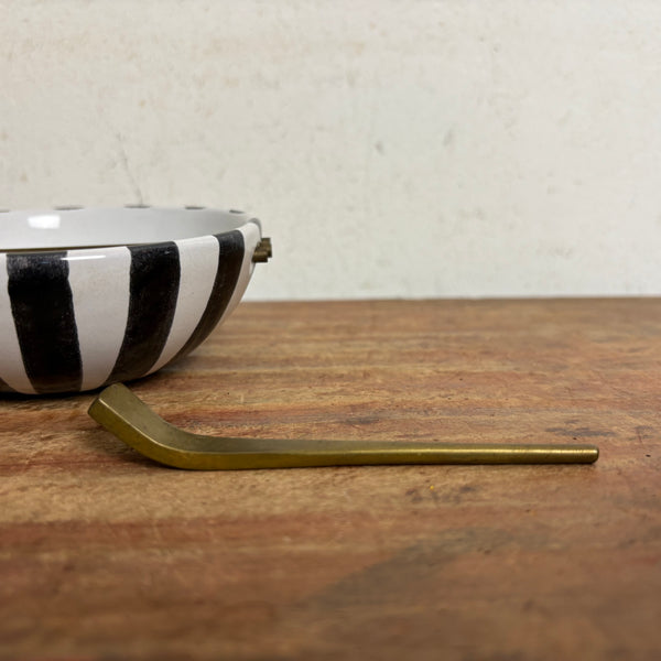 Vintage Mid Century Keramik Aschenbecher mit Gluttöter