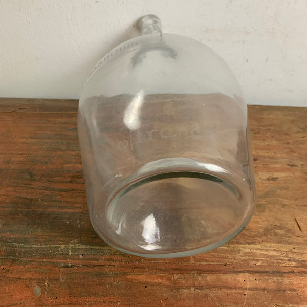 Vintage Mundgeblasene Flasche La Cigogne De Strasbourg