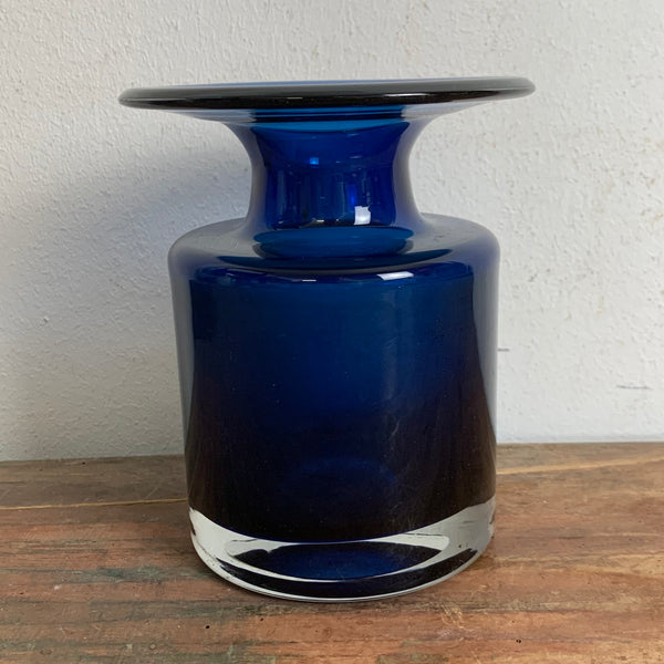 Vintage Glas Vase von Hans Theo Baumann für Gral Glas