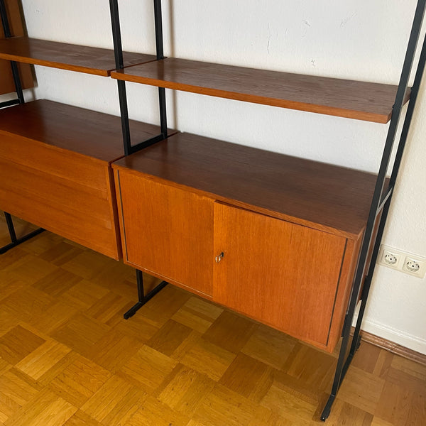 Vintage freistehendes Teakholz Regalsystem euroclassic von Ilse Möbel