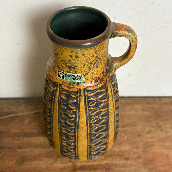 Vintage Mid Century Keramik Vase von Jasba 1623-25