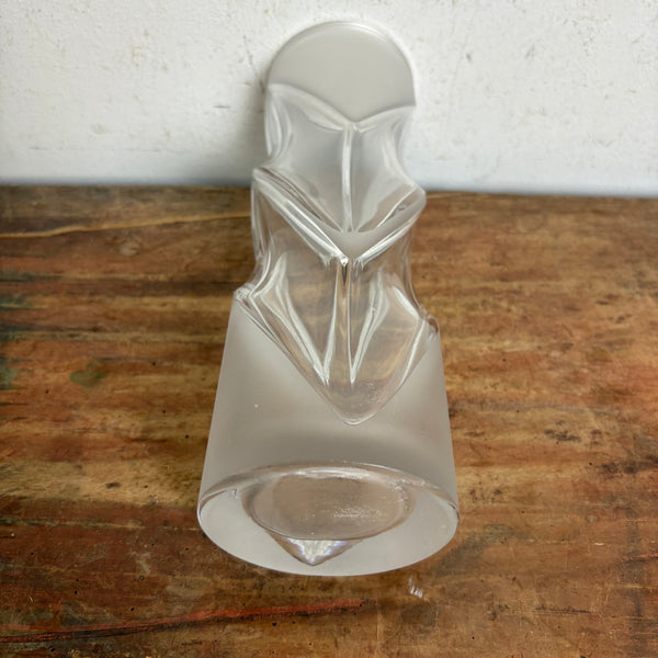 Vintage Design Kunst Glas Vase Malachit von Peill und Putzler