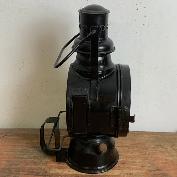 Alte Petroleum Eisenbahnlampe von A. Sartorius Wuppertal 1974