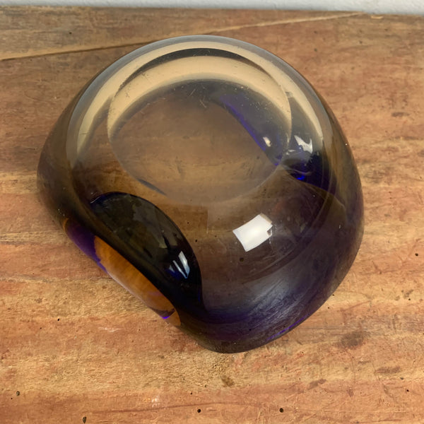 Zweifarbiger Murano Aschenbecher