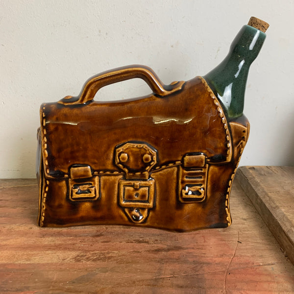 Vintage Flasche Form Aktentasche