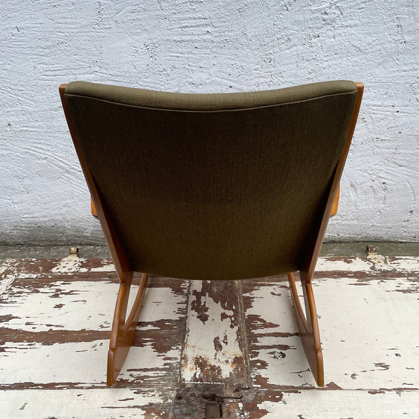 Vintage Danish Rocking Chair Model 97 by Holgar Georg Jensen für Tønder Møbelværk