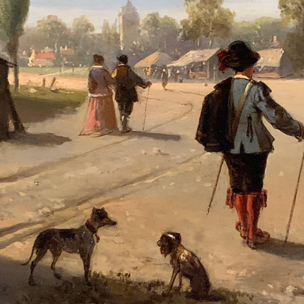 Ölgemälde Der Handel von Lambertus Lingeman