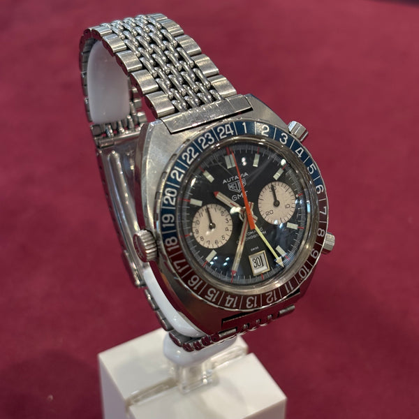 Heuer Autavia Ref. 1163 GMT Pepsi Vintage