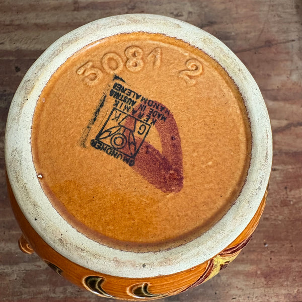 Vintage Gmundner Keramik Vase Krug 3081/2
