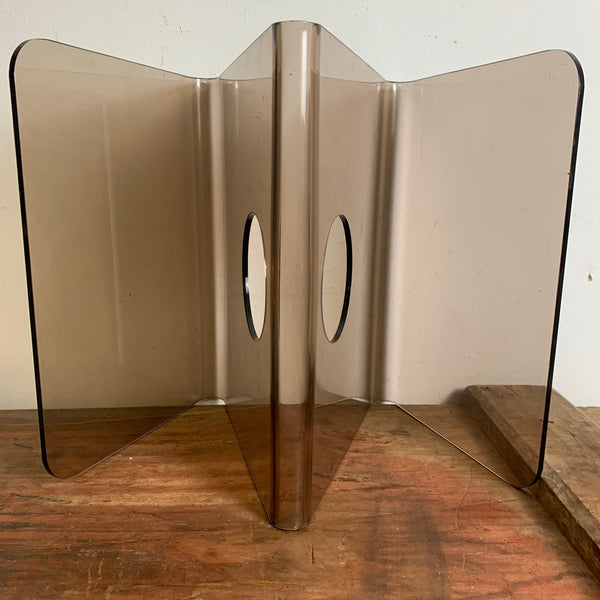 Vintage Magazine Rack Plexiglas Zeitungsständer Acrylglas