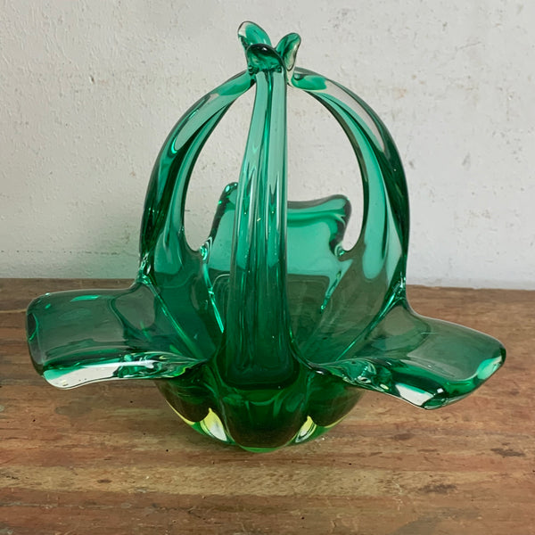 Murano Schale in grün