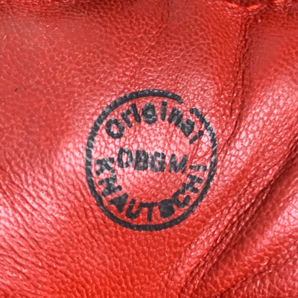 Vintage Werbefigur Elefant rot von Knautsch für UFA