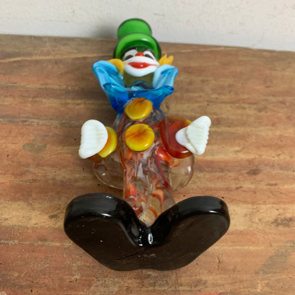 Vintage Murano Glas Skulptur Clown