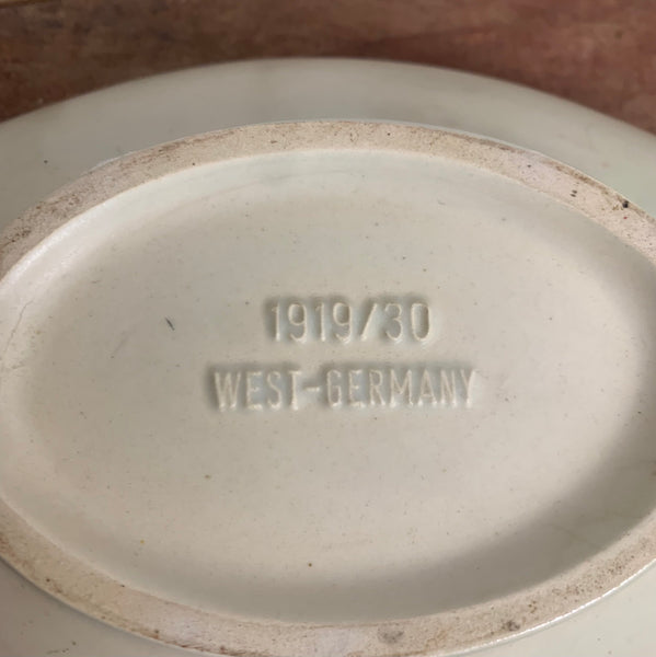 50er Jahre Keramik Schale von Jasba 1919/30