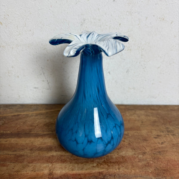 Vintage Mid Century Glas Vase Mtarfa Malta