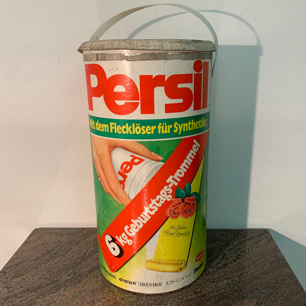 Vintage Waschmittel Waschpulver Tonne Persil