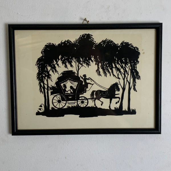 Jugendstil Scherenschnitt