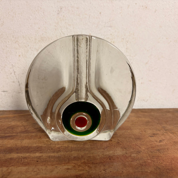 Vintage Solifleur Blockvase von Walther Glas