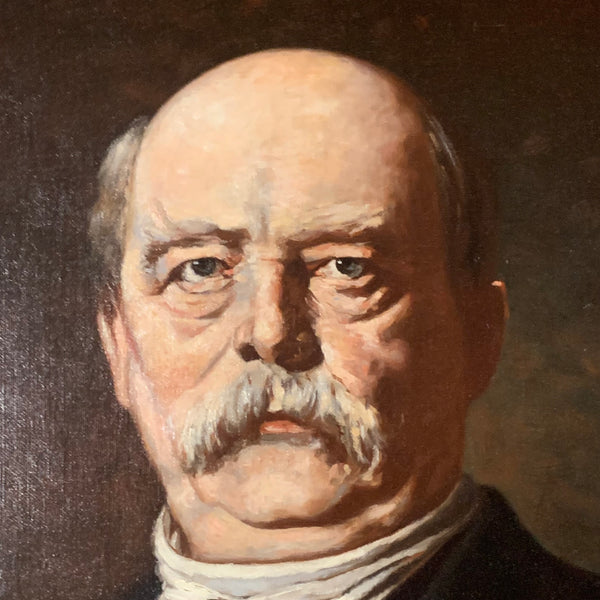 Ölgemälde Portrait Otto von Bismarck von John Klopper
