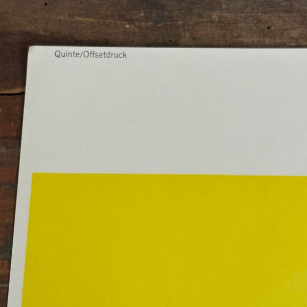 Offsetdruck Plakat Aara von Josef Albers Galerie Thomas München