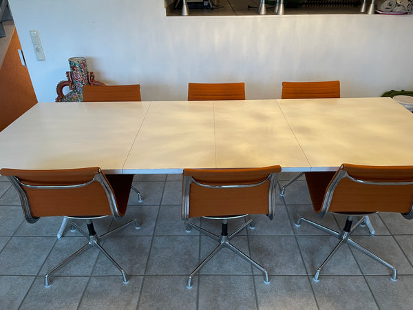 Set 6 Aluminium Chair EA 101 von Charles und Ray Eames für Herman Miller