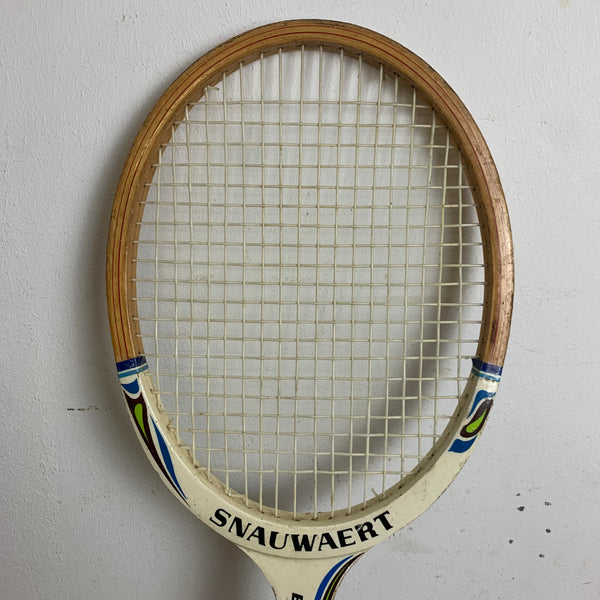 Vintage Holz Tennisschläger Snauwaert Expert