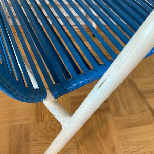 Vintage Spaghetti Stuhl von Huldreich Altorfer für Huldreich Altorfer in blau