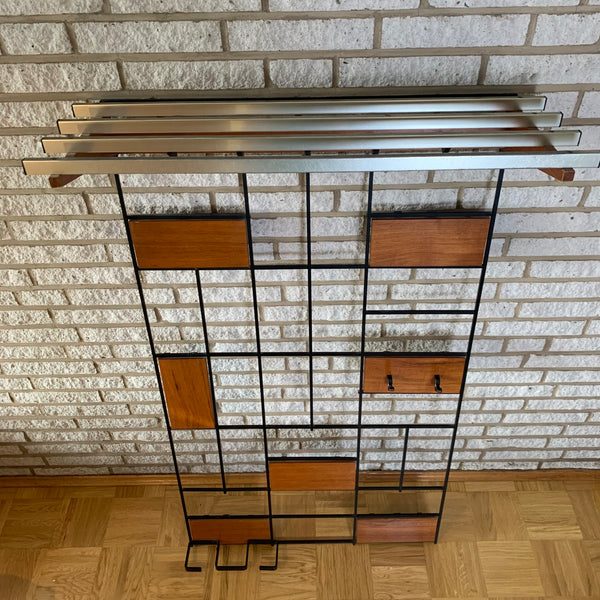 Mid Century Teakholz Garderobe
