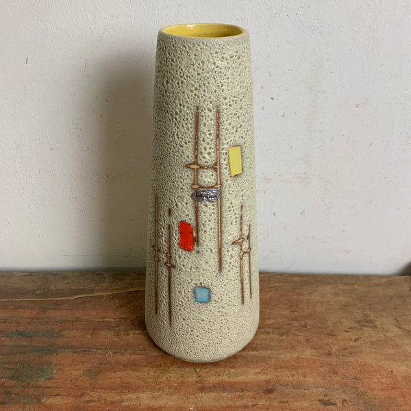 Mid Century Keramik Vase von Scheurich 532-28
