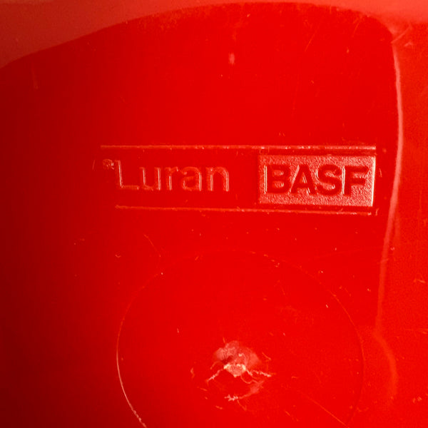 Vintage Schalen Set Luran in Apfelform von BASF rot