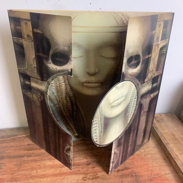 LP mit Poster Brain Salad Surgery von Emerson Lake & Palmer