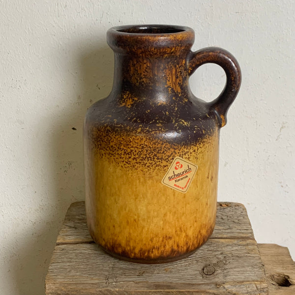 Vintage Keramik Vase 414-16 von Scheurich