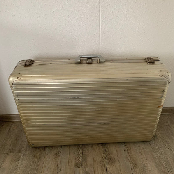 Vintage Reisekoffer Aluminium