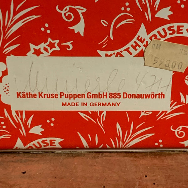Vintage Käthe Kruse Mimerle 47 cm OVP