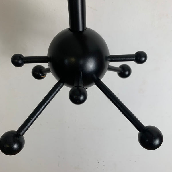 Vintage Schwarze Sputnik-Garderobe von Mina Osvaldo Borsani für Ikea