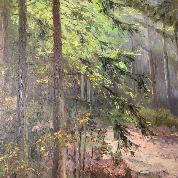 Ölgemälde Solinger Wald von Siegfried Rochel