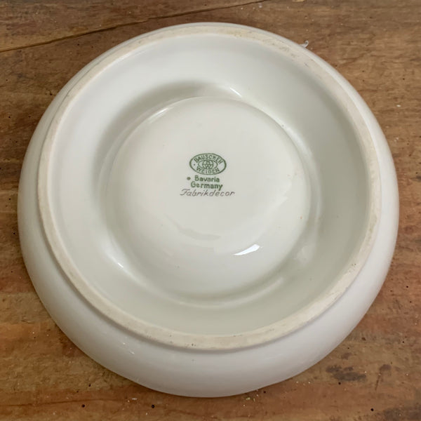 Vintage Porzellan Aschenbecher Heinrich Wiegand Hotelporzellan