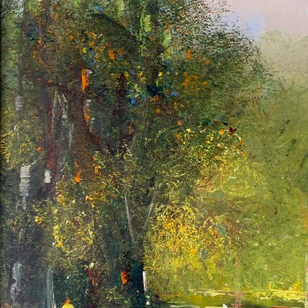 Ölgemälde Seepromenade von Madjid Rahnavardkar