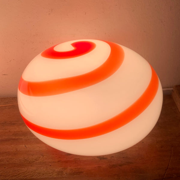 2 Nachttisch Lampen Retro Style Candy Twister